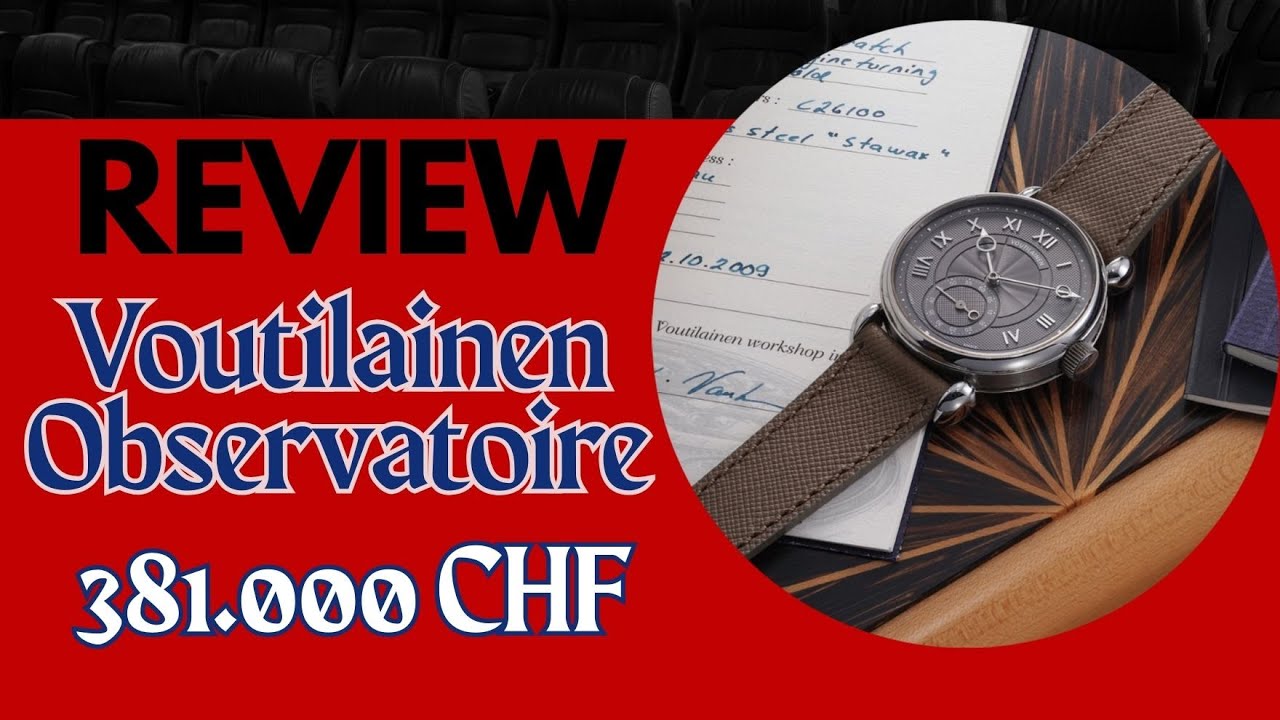 Voutilainen Observatoire: Peseux 260 và vỏ thép