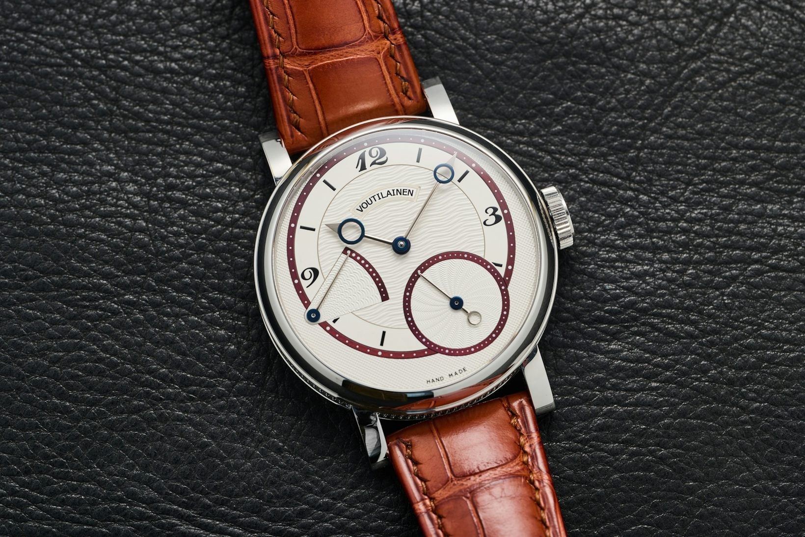 Voutilainen Tourbillon 20th Anniversary mặt số trắng