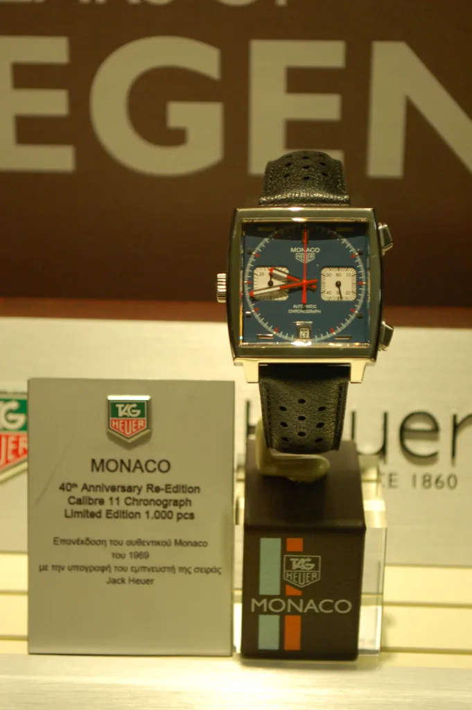 TAG Heuer Monaco 40th Anniversary Re-edition tại hội chợ Athina 2009