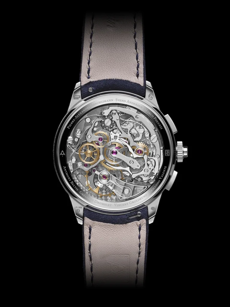 Toàn bộ mặt sau Andersen Genève Rattrapante Mondiale Ref. 631