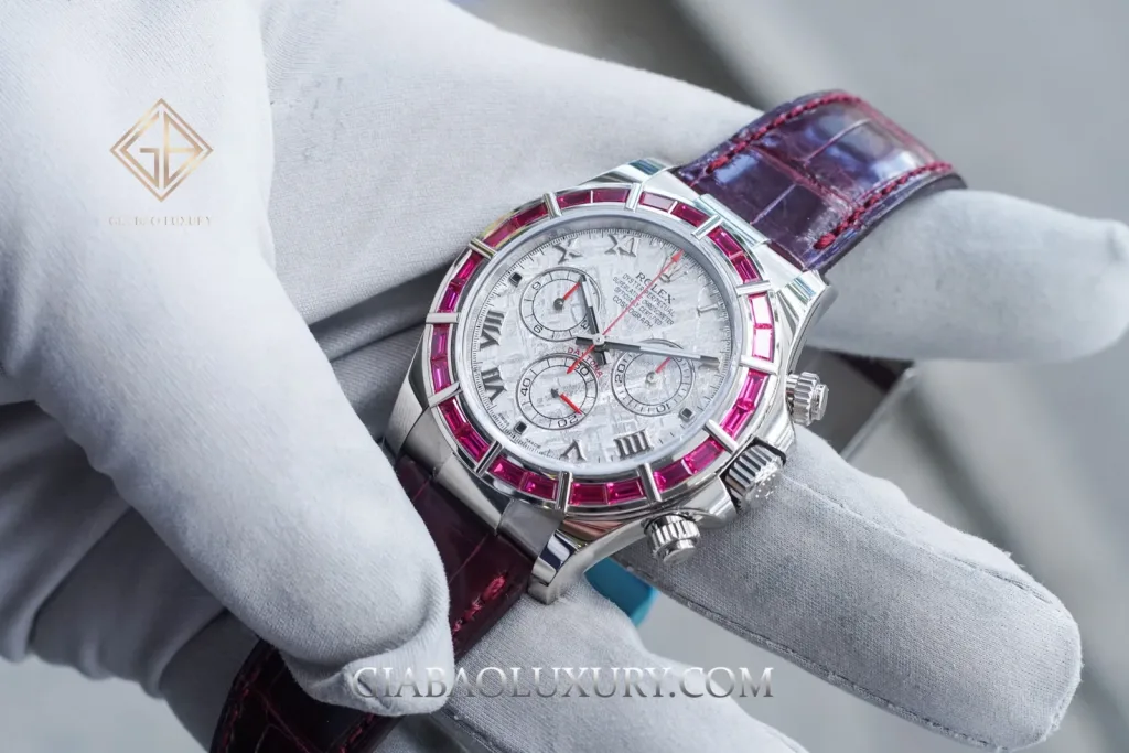 Rolex Daytona 116589SALV được quan sát trực tiếp tại Gia Bảo