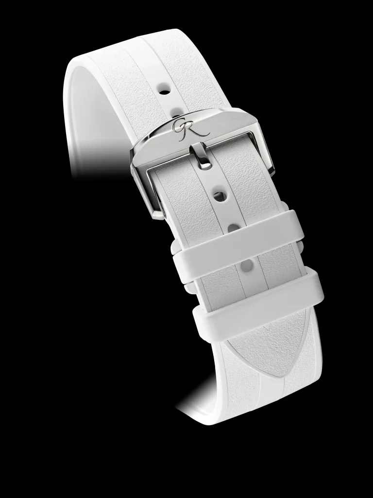 Dây cao su và khóa cài titan của C by Romain Gauthier Titanium Edition 39.5